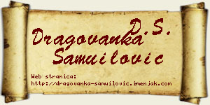 Dragovanka Samuilović vizit kartica